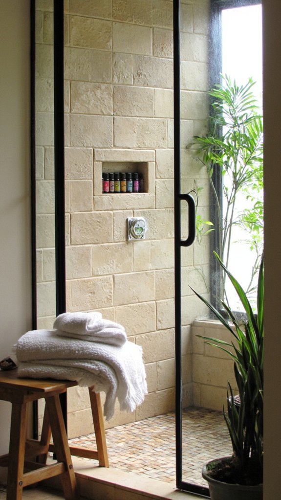 aromatherapy shower relaxation experience