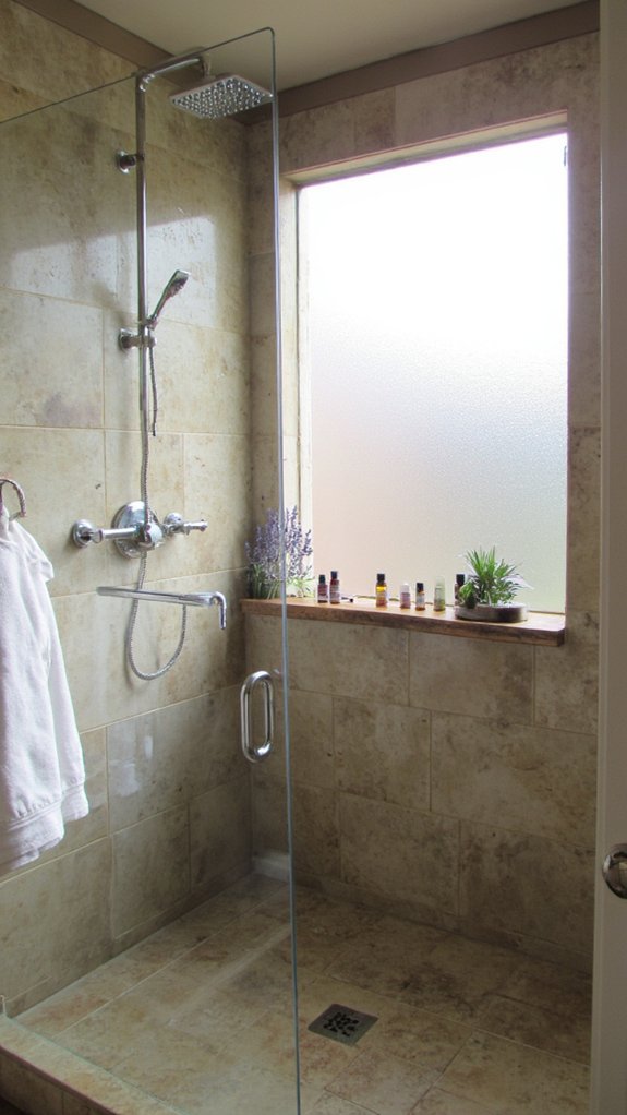 aromatic spa like shower experience