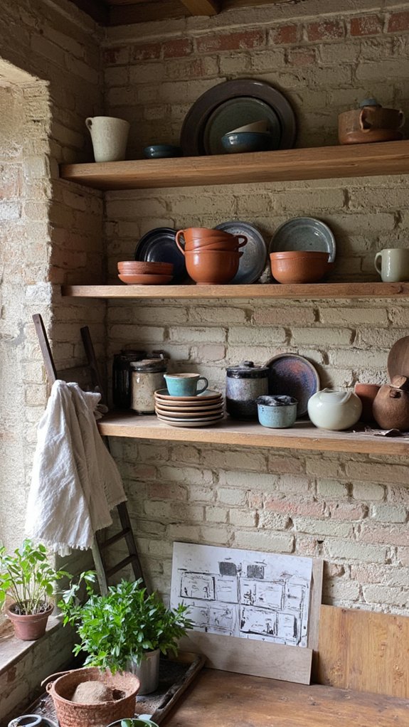 artisan dishware aesthetic showcase