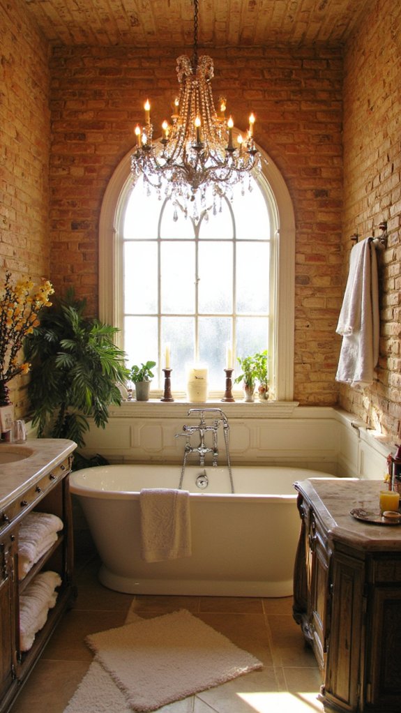 artistic chandelier enhances atmosphere