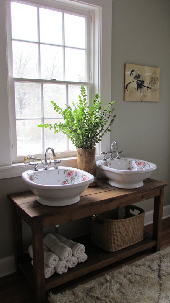 artistic double sink designs