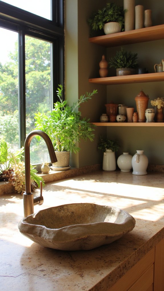 artistic faucets and sinks