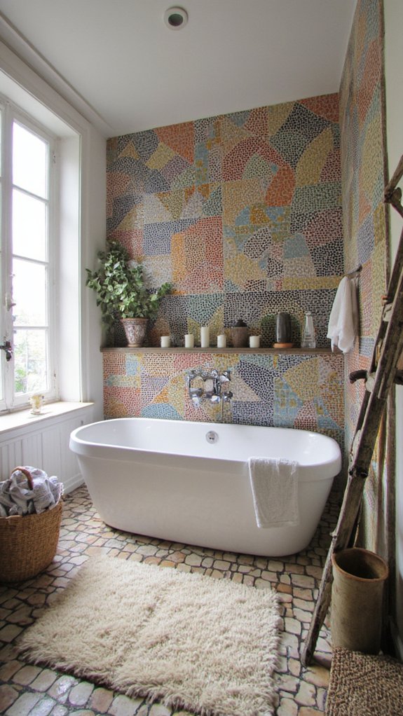 artistic mosaic tile transformation