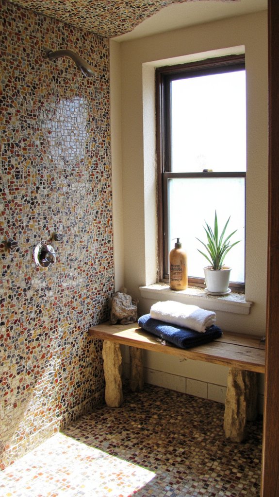 artistic mosaic tile transformation