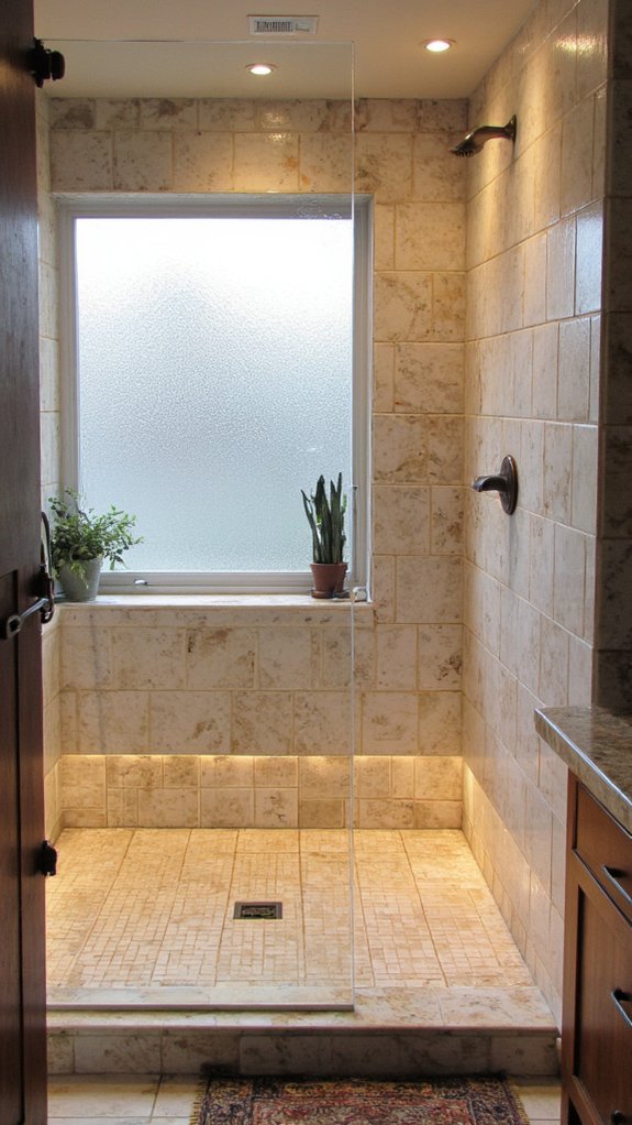 backlit tiles enhance ambiance