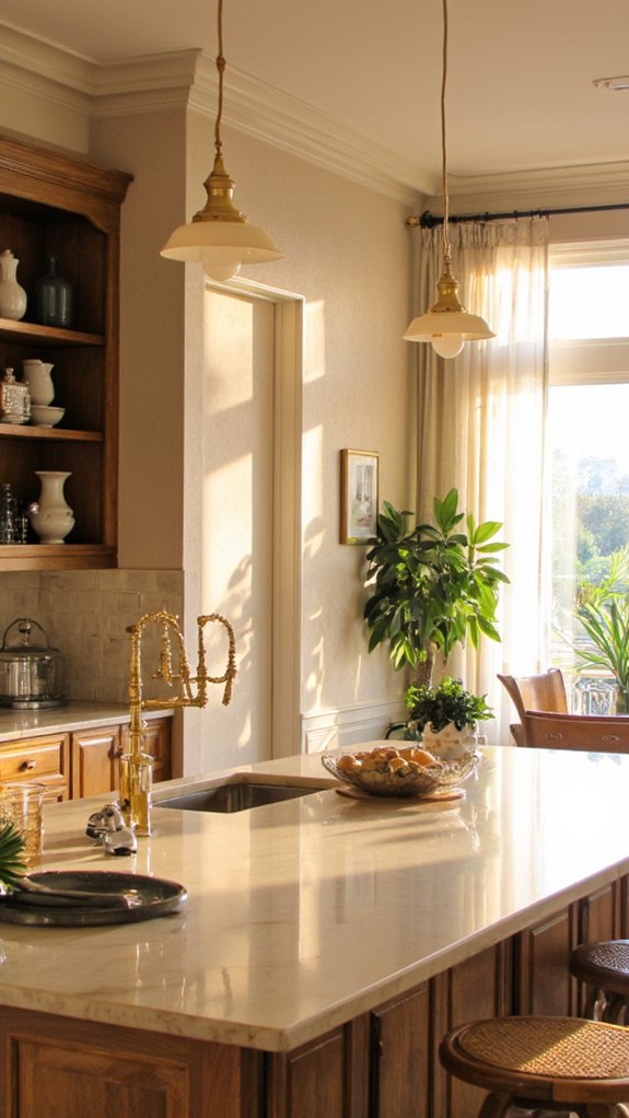 beige and gold elegance