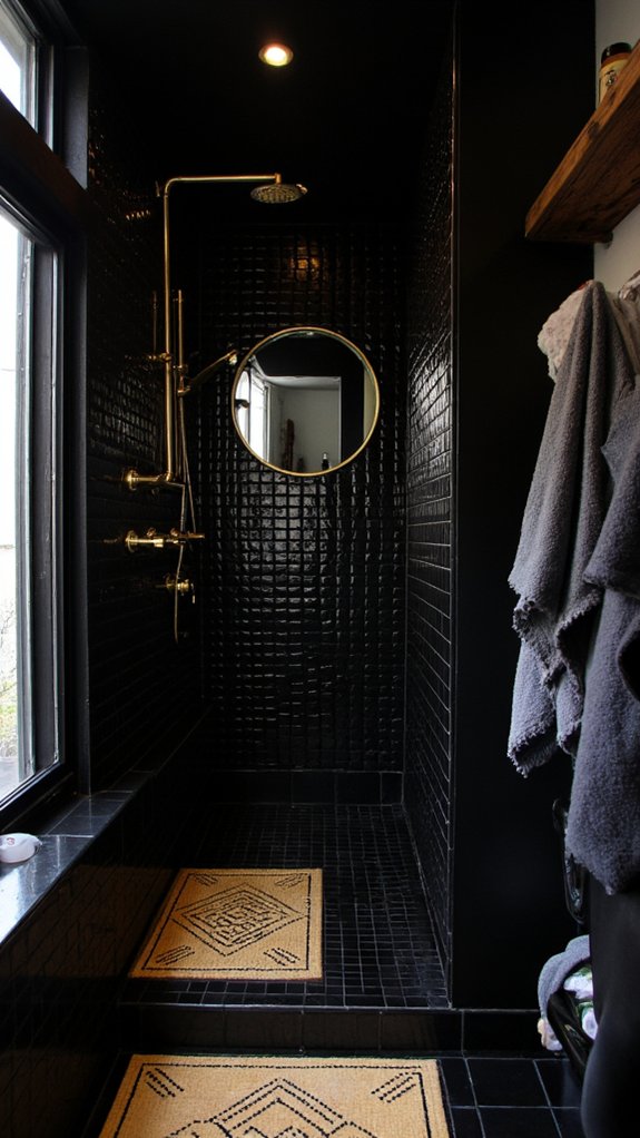 black and gold elegance