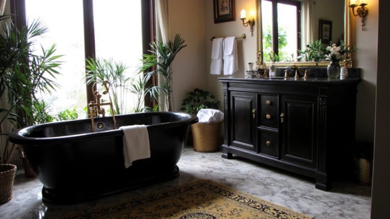 bold and glamorous bathrooms