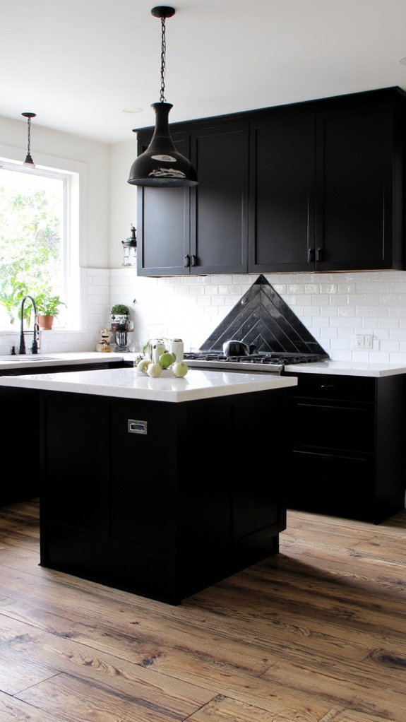 bold elegance in kitchens