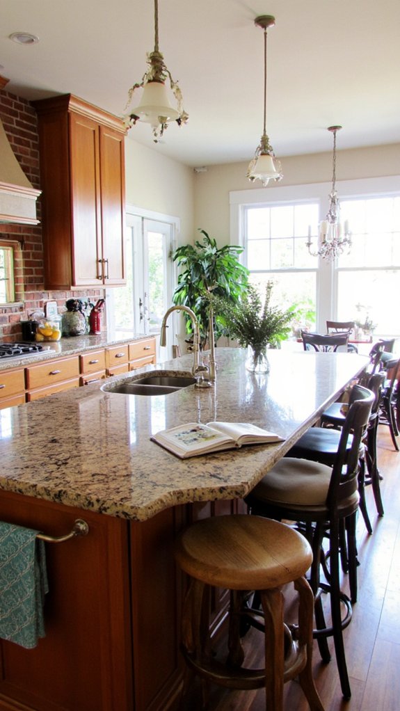 bold kitchen island centerpiece