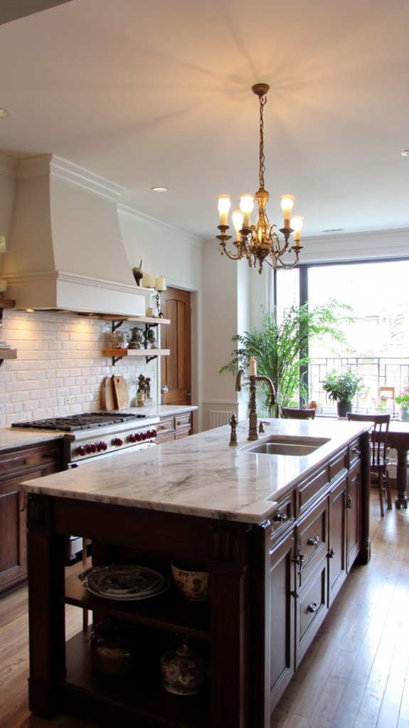 bold lighting enhances ambiance