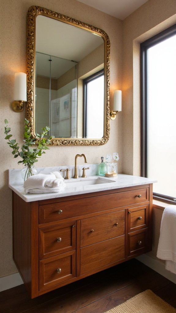 bold modern bathroom statement