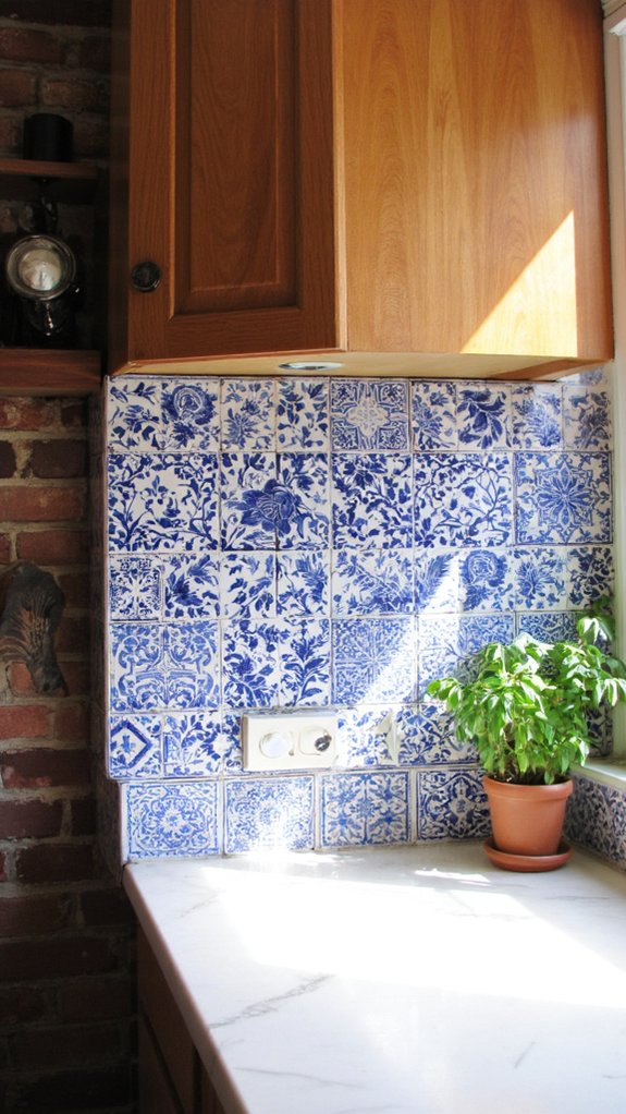 bold statement backsplash design