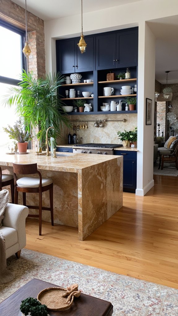 bold statement kitchen islands