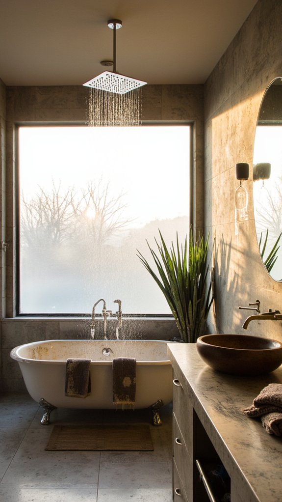 bold statement shower fixtures