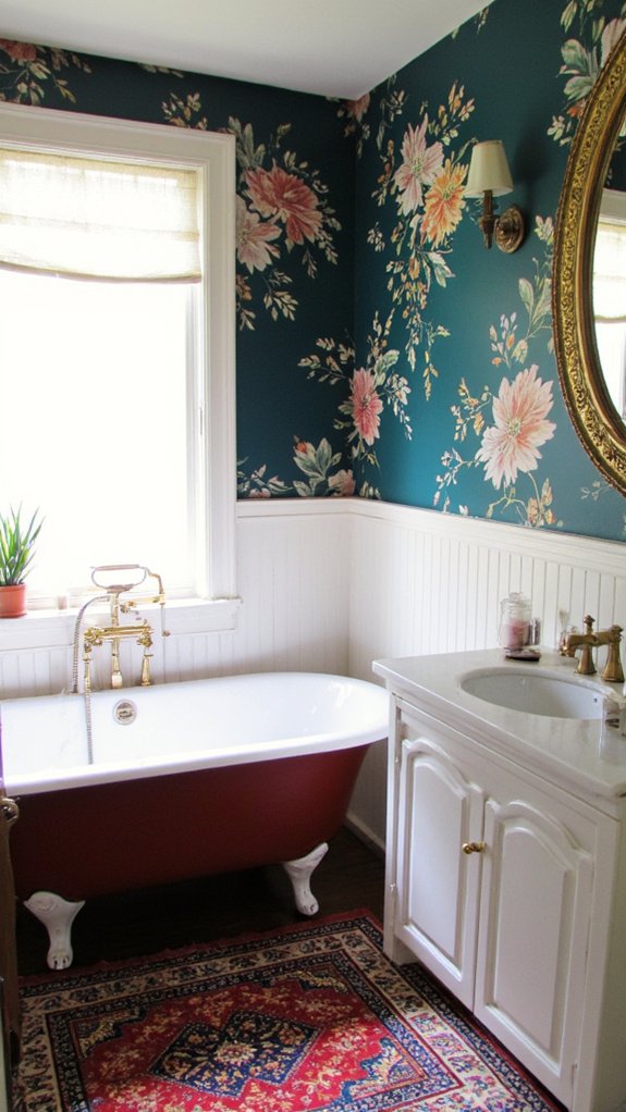 bold vibrant luxurious wallpaper