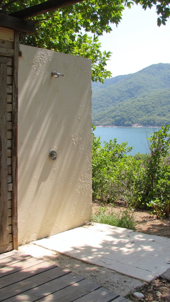breathtaking minimalist shower experience