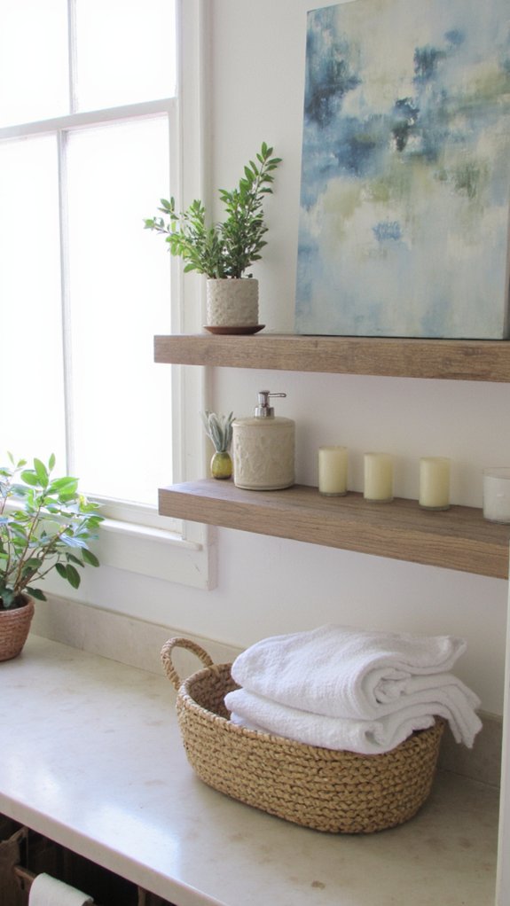 calming artwork enhances tranquility