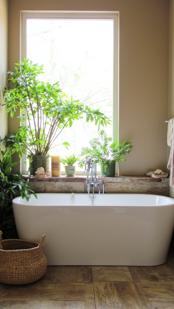 calming bathroom design elements