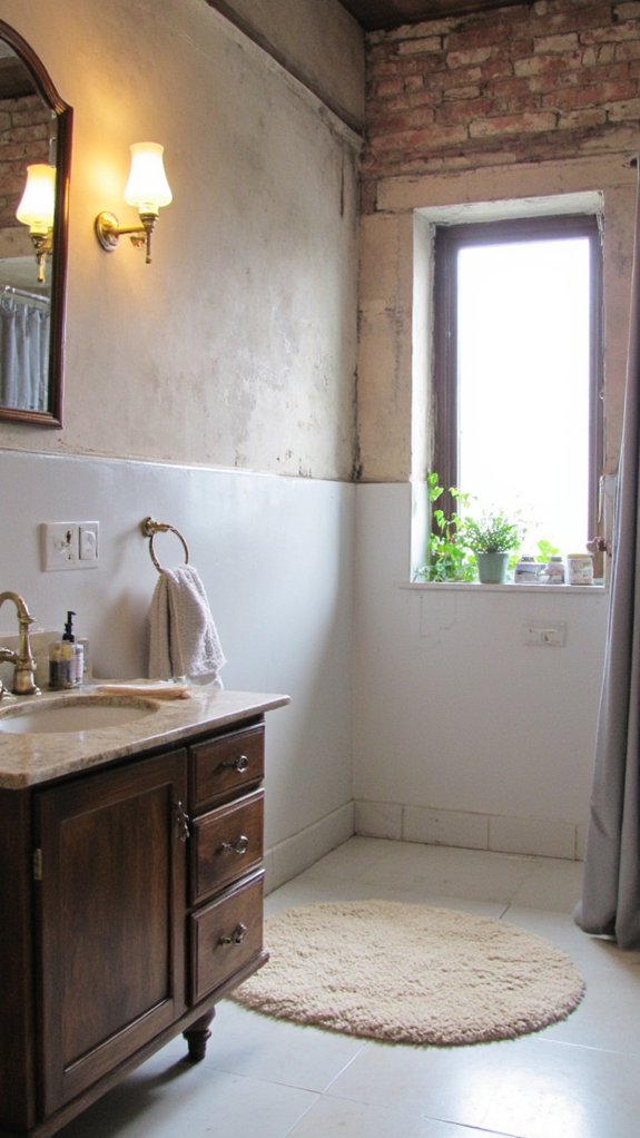 calming bathroom lighting solution