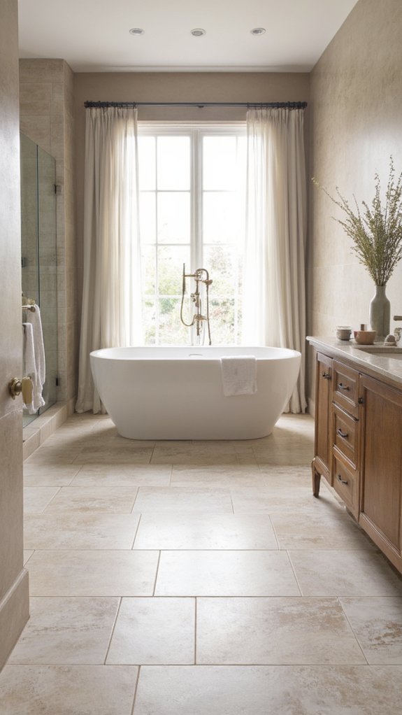 calming soft neutral tones