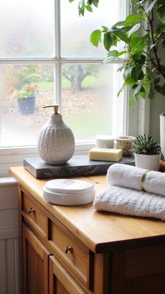 classy modern bath accessories