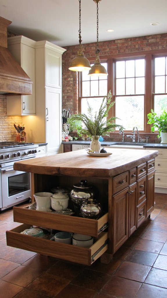 clever hidden kitchen storage