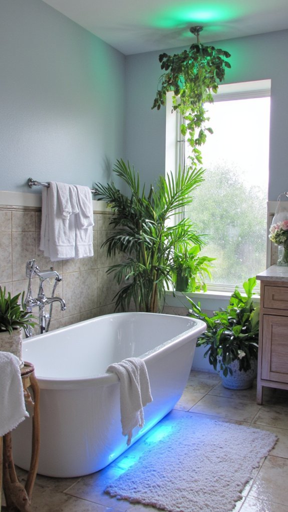 color customizable bathroom lighting