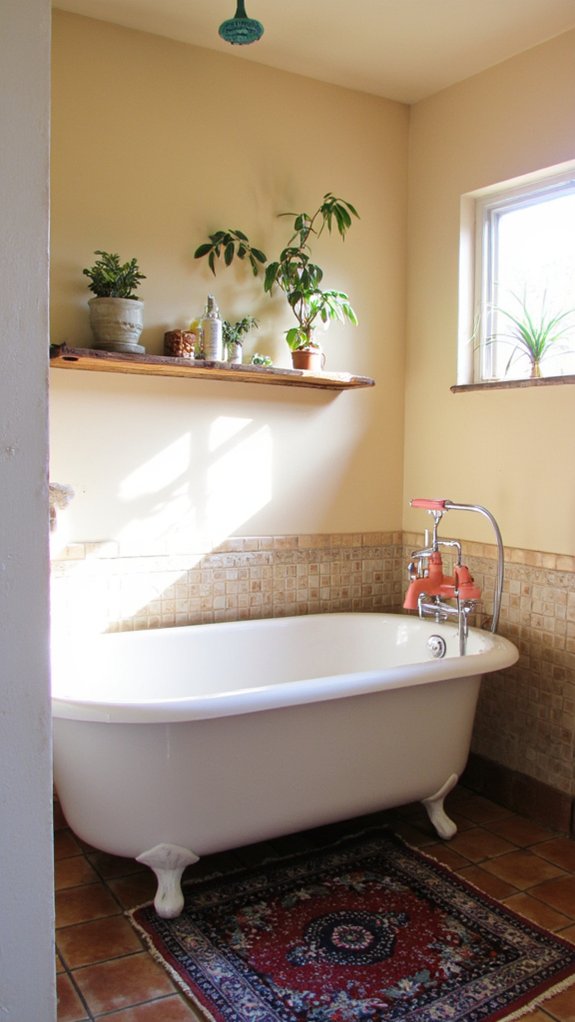 colorful fixtures enhance design