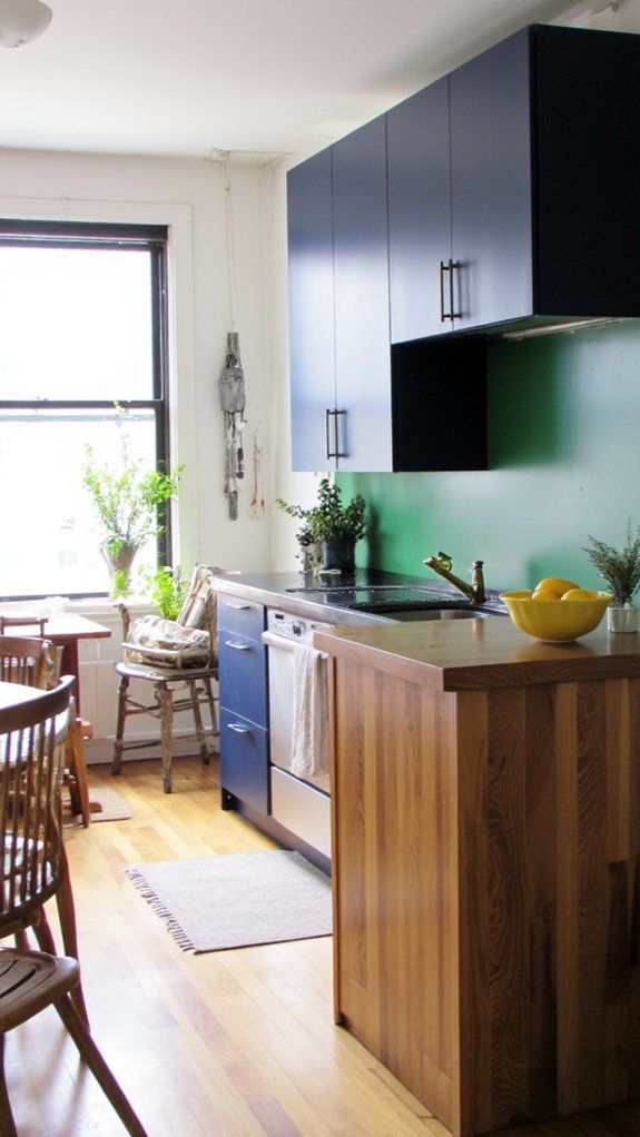 colorful kitchen design accents