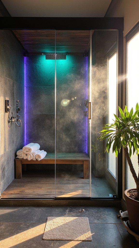 colorful rejuvenating steam therapy