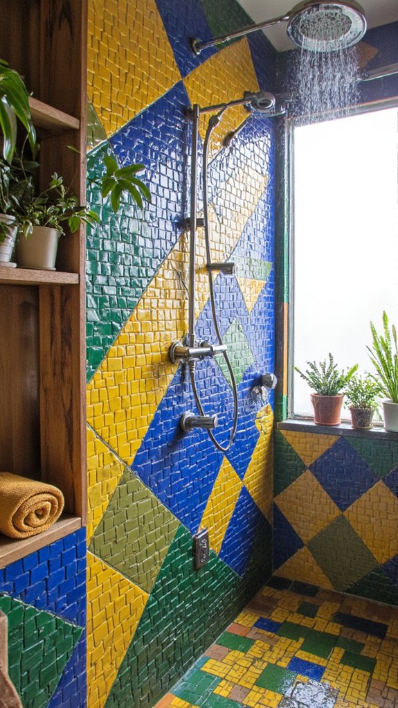 colorful tiles for impact