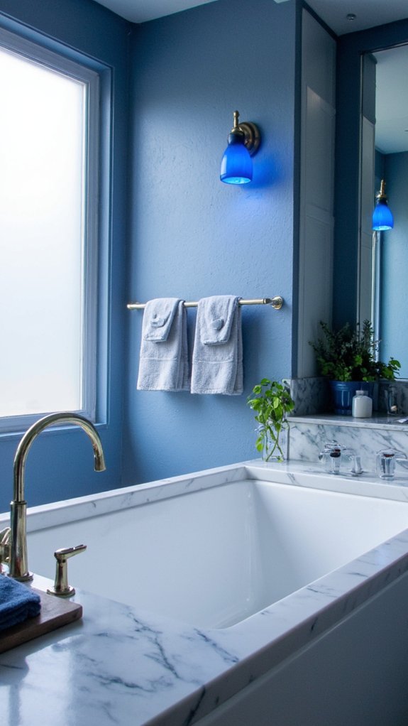 contemporary blue lighting elegance