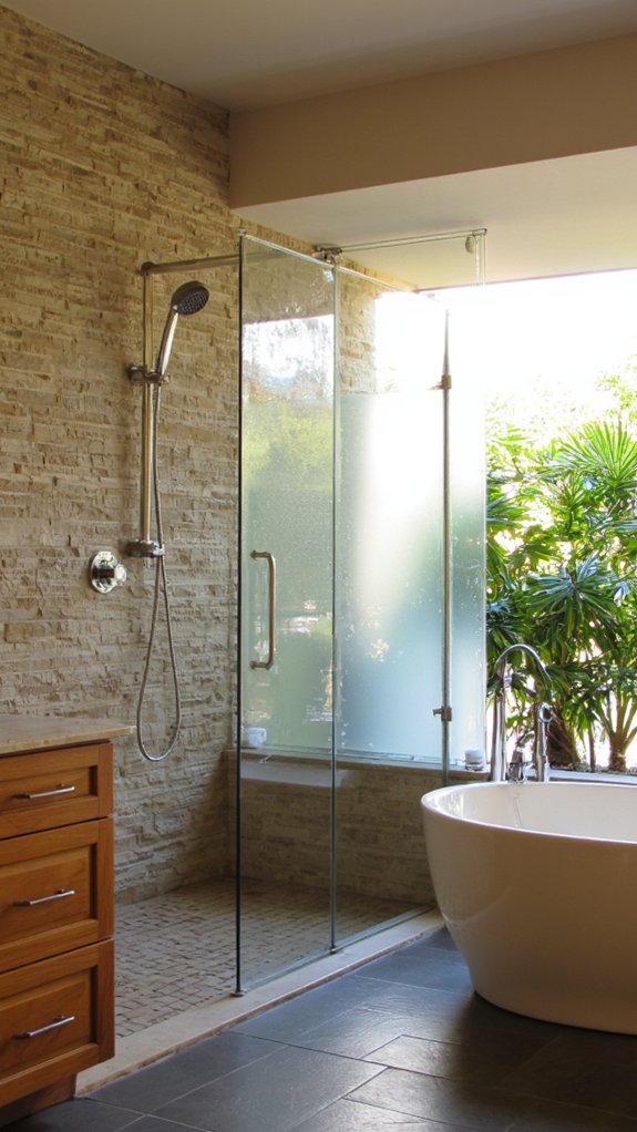 couples intimate shower experience