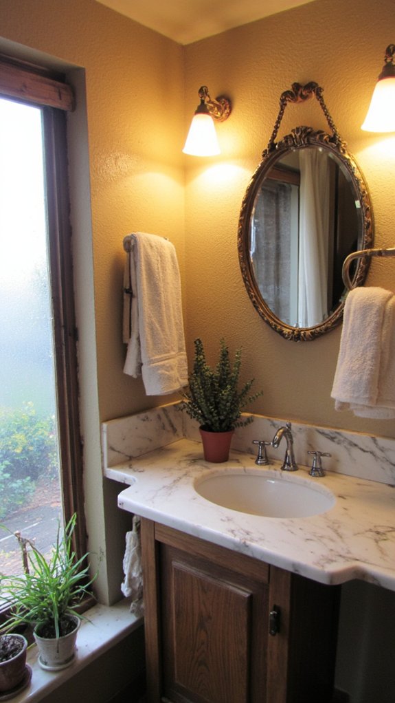 cozy bathroom reading lights