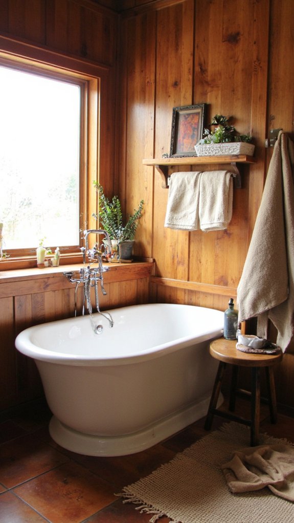 cozy bathroom retreat nook