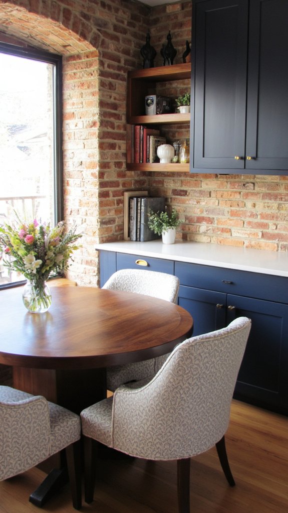 cozy inviting breakfast nook
