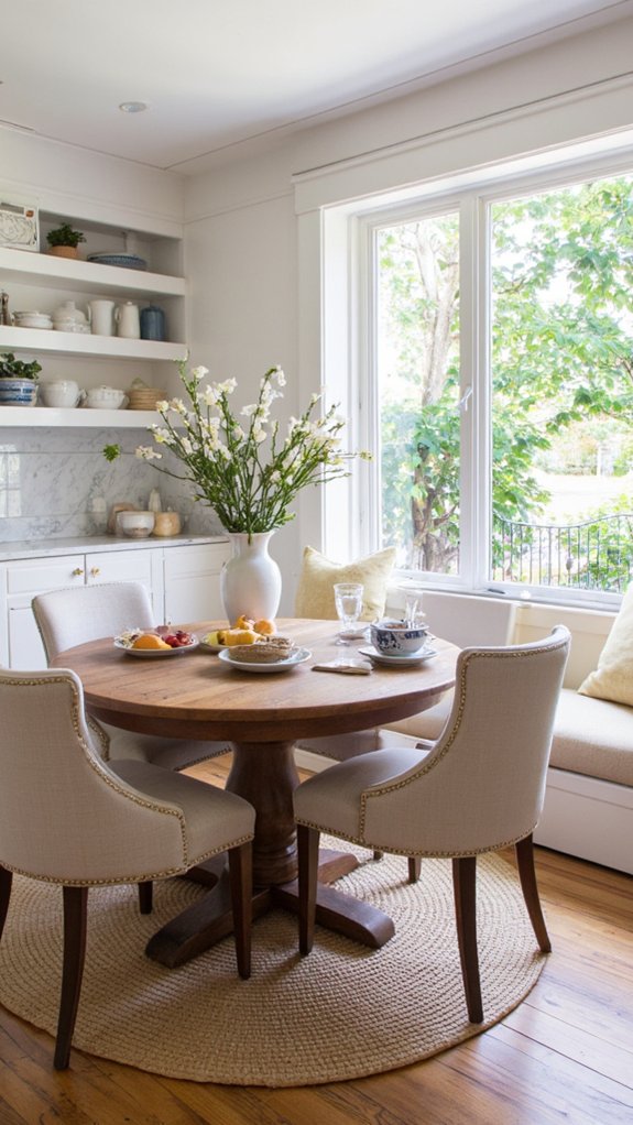 cozy inviting breakfast space