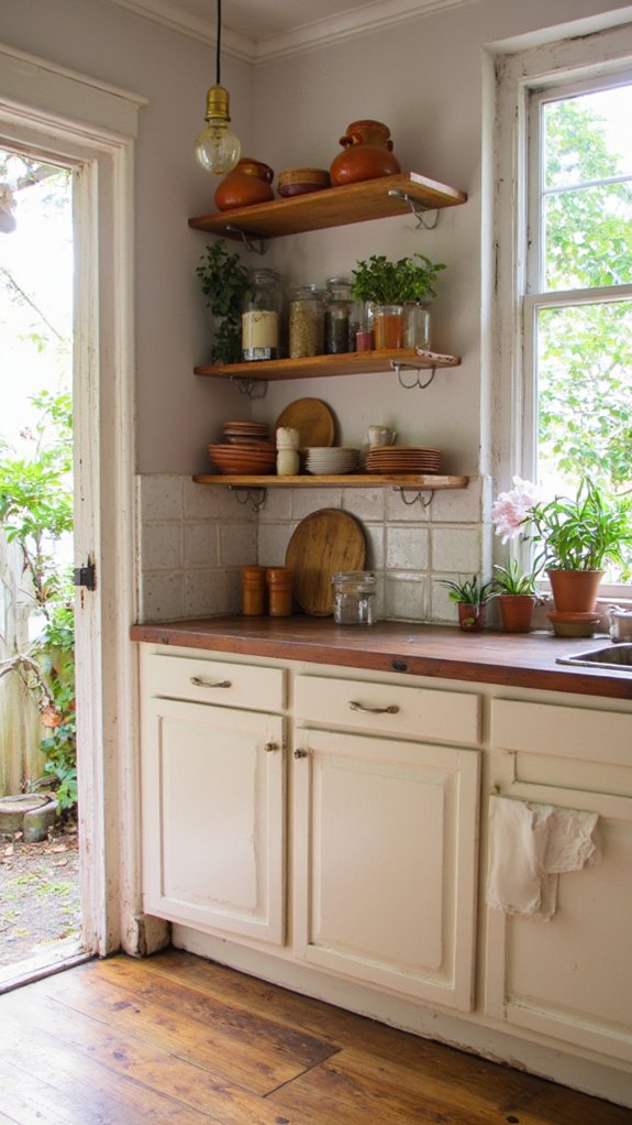 cozy stylish functional shelving