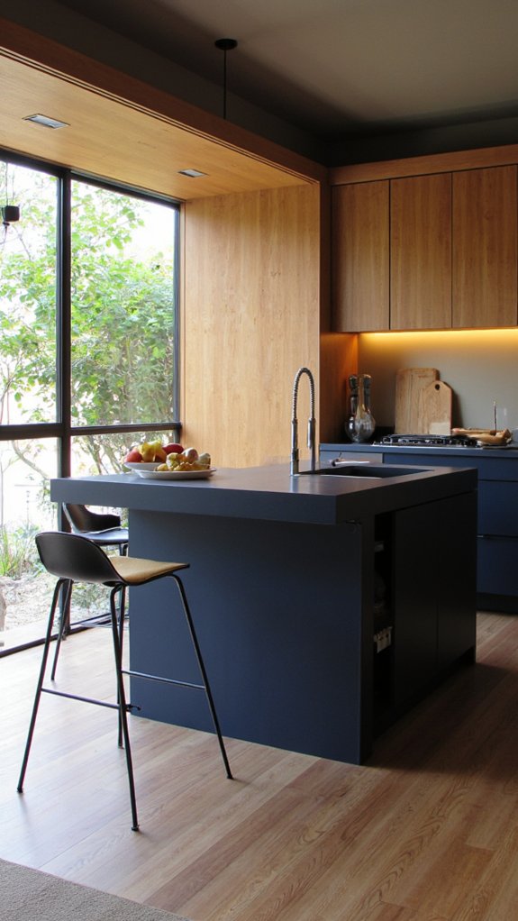 creative handleless island designs