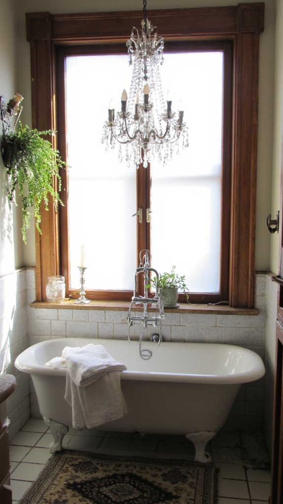 crystal accents for elegance