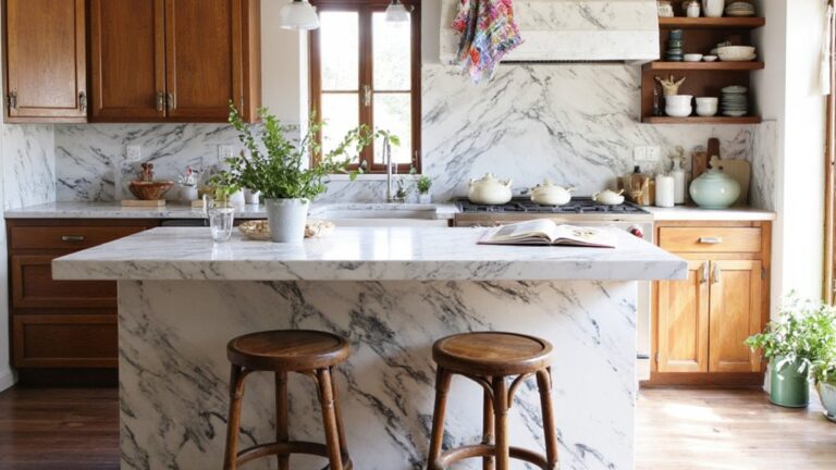 custom bookmatched marble designs