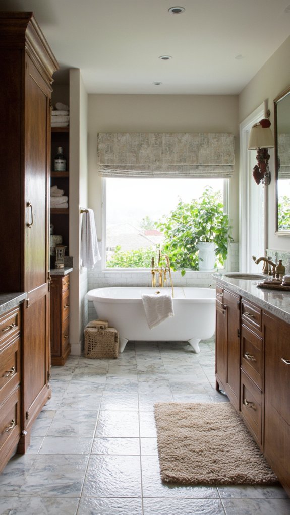 custom cabinetry enhances organization