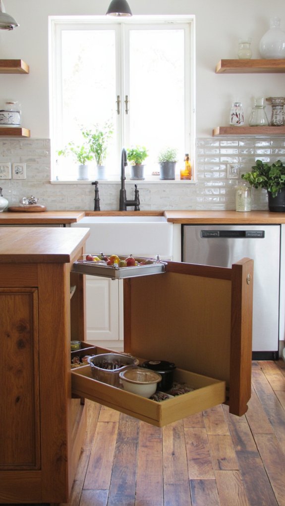 customizable islands with storage