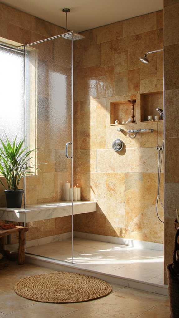 customizable luxurious shower experience