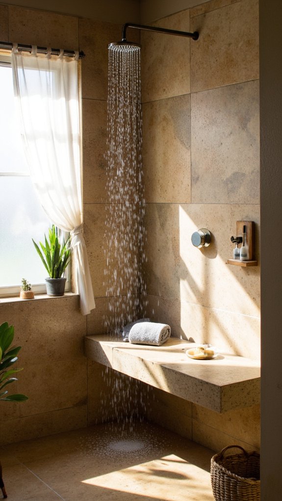 customizable shower water experience