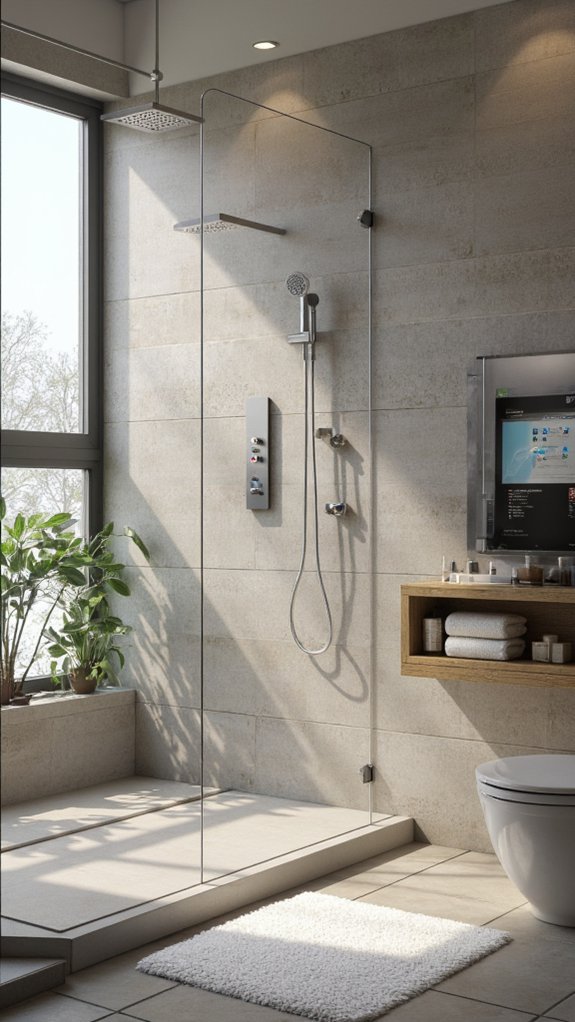 customized luxury shower experience