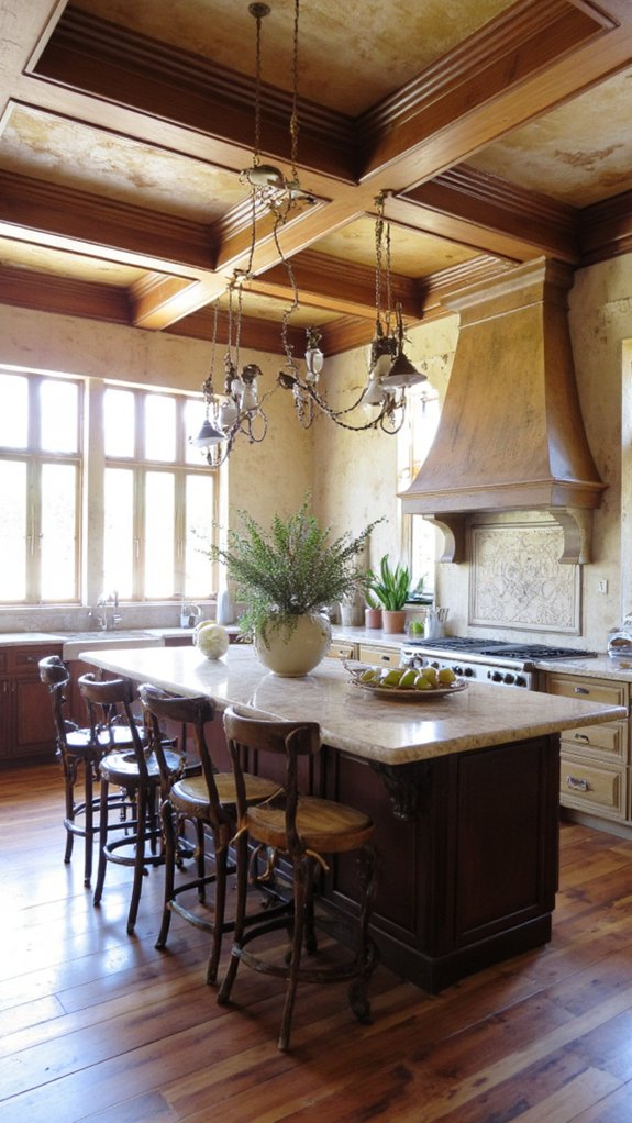 distinctive ceiling design features