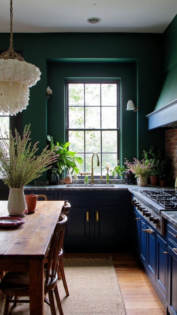 dramatic paint for kitchens