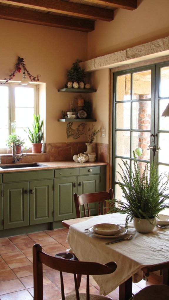 earthy color accents elevate